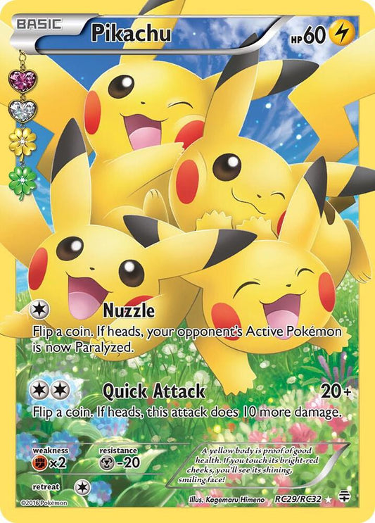 Pikachu (Full Art) - Generations: Radiant Collection (MINT, PACK FRESH)