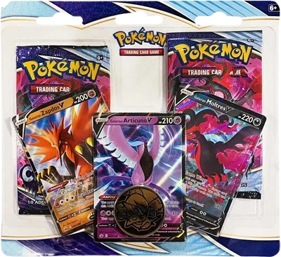 Chilling Reign 2 Pack Blister [Galarian Zapdos V, Articuno V, Moltres V]
